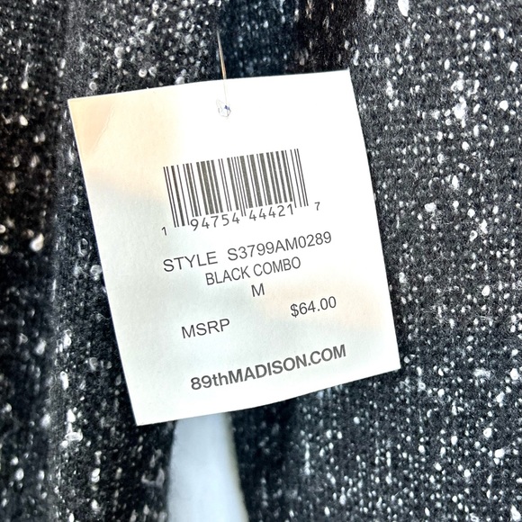 NWT 89th + Madison Womens Open Front Long Cardigan Sweater / Sz medium - Picture 6 of 13